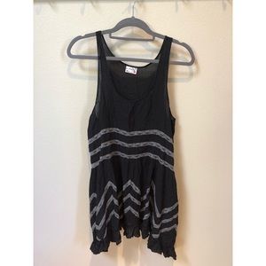 Intimately Free People Voile and Lace Trapeze Slip